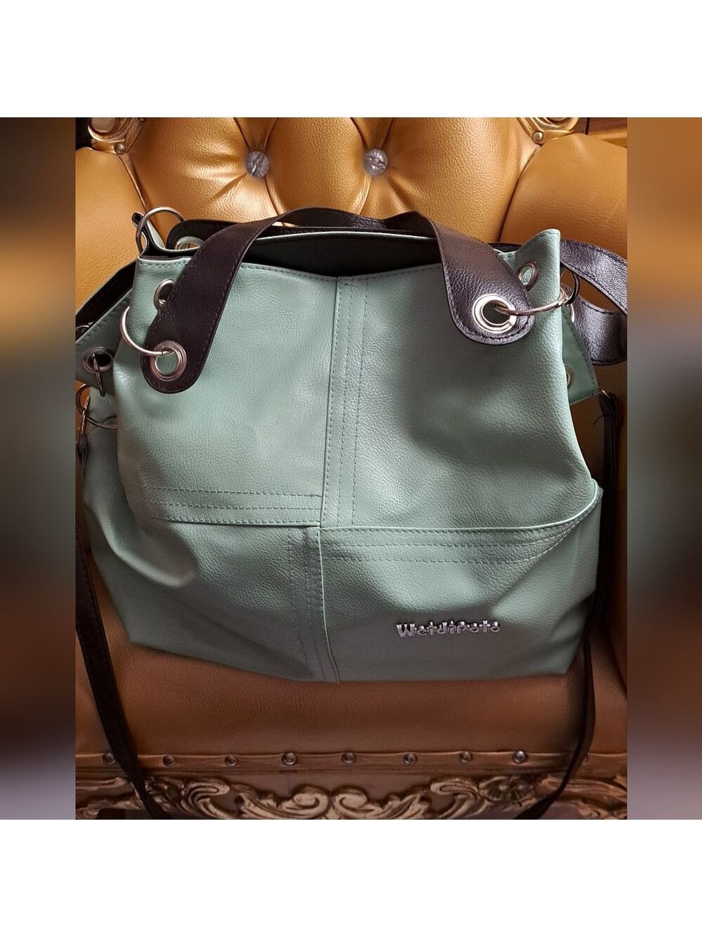 Weidipolo Mint Green Shoulder, Crossbody Bag. New Without Tags.